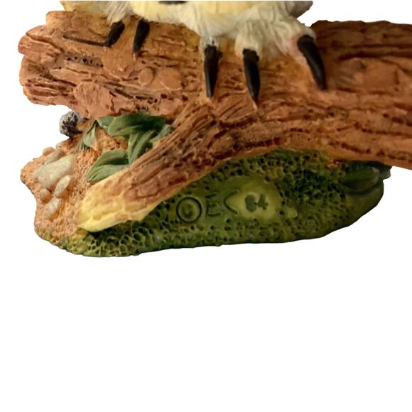 The Franklin Mint Long Eared Owl Vintage Resin Figurine - Picture 5 of 7